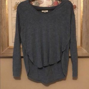 MADEWELL long sleeve v neck tee